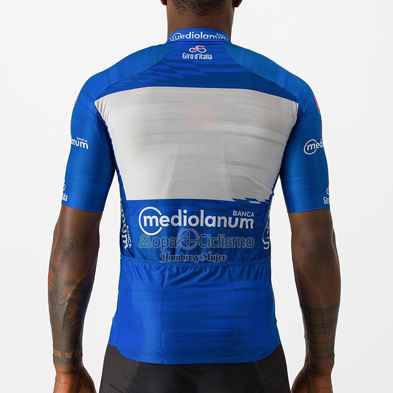 Giro d'Italia Ropa Ciclismo Culotte Corto 2023 Hombre Mangas Cortas Azul